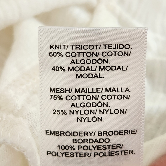 Lucky Brand Cream Embroidered Cap Sleeve Blouse Medium - Picture 9 of 11